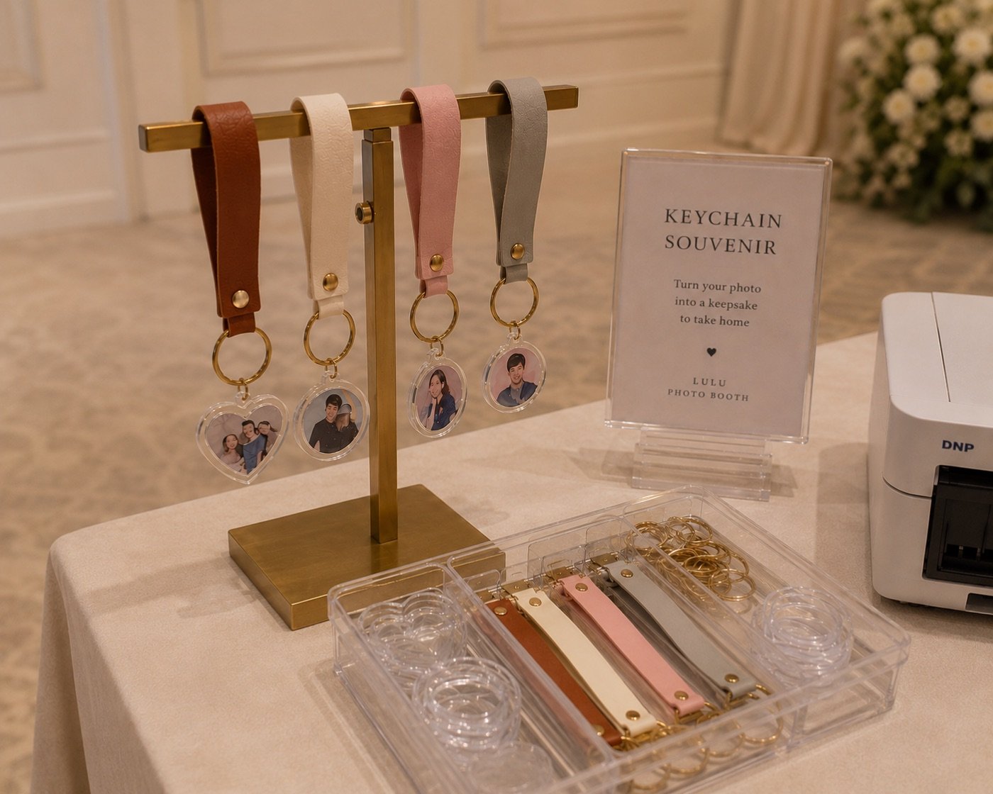 Every guest picks their charm